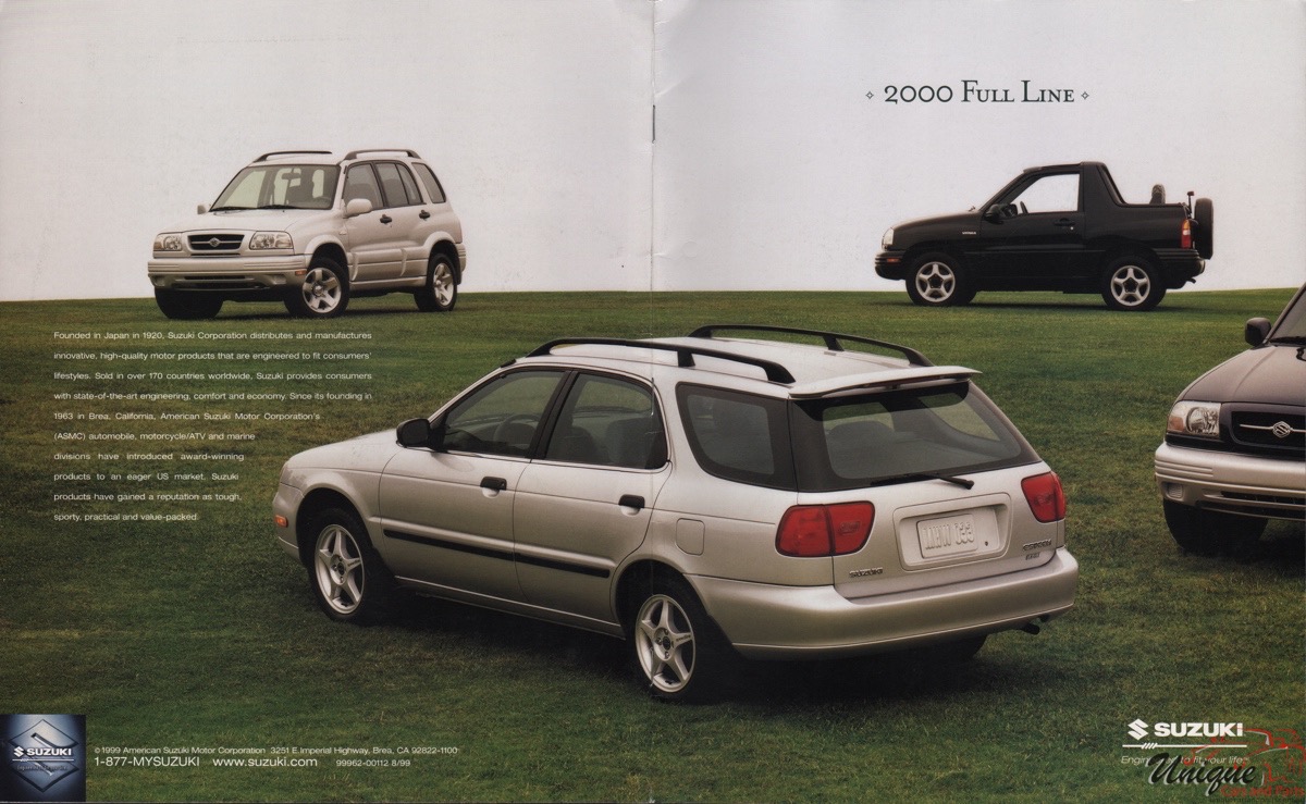 2000 Suzuki Brochure Page 12